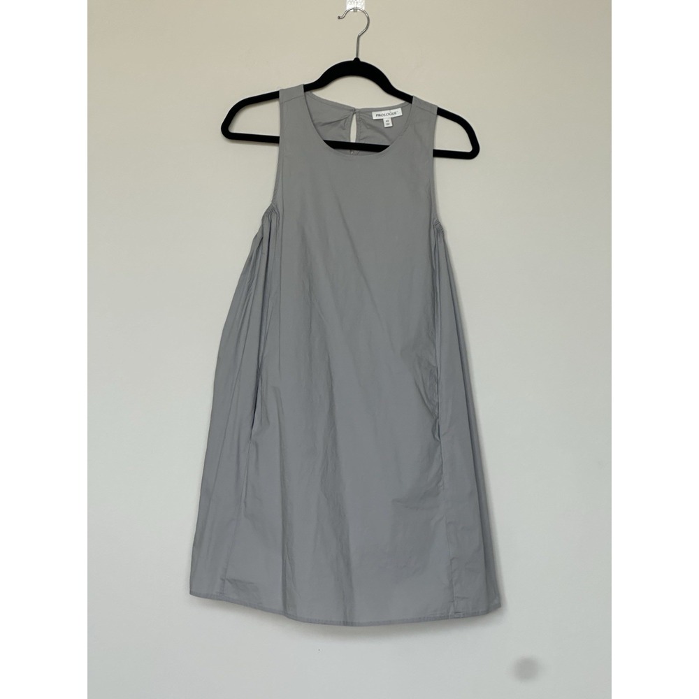 Prologue‎  Women's Size S Shift Dress  Gray Solid Casual Lyocell